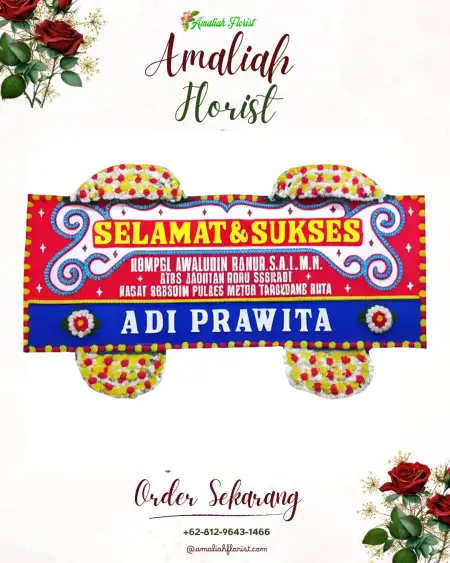 Papan Bunga Ucapan Selamat Mekarwaru